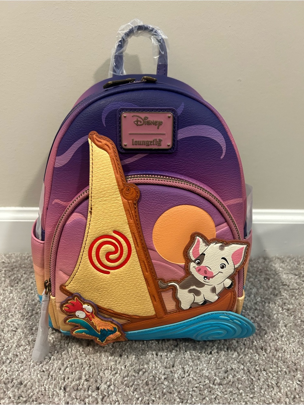 Disney Loungefly Moana Pua & Hei Hei Mini Backpack - NWT